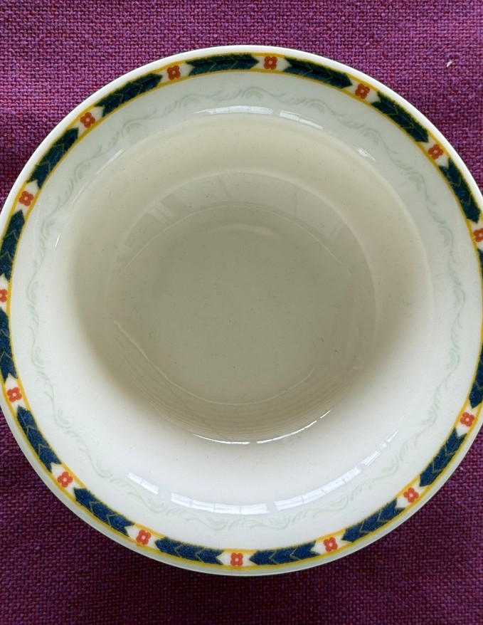 Vintage Tulu Porselen 6 Kişilik 24 Parça Digital Yemek Takımı